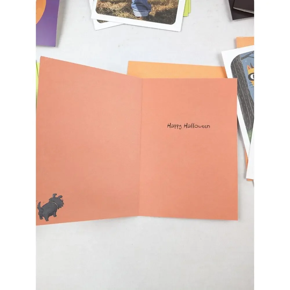 Hallmark Halloween Cards Lot 13 Mixed Pop Up Funny Kids Cat Ghost